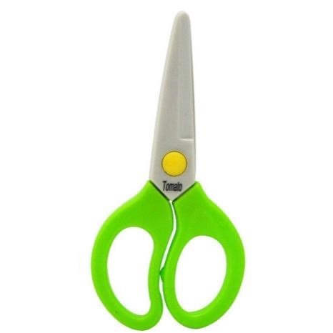 安全剪刀 兒童剪刀 學齡適用 塑膠剪 纖維剪刀  幼兒剪刀 彩色剪刀 不導電 膠刃 Tomoto TS-152-細節圖9