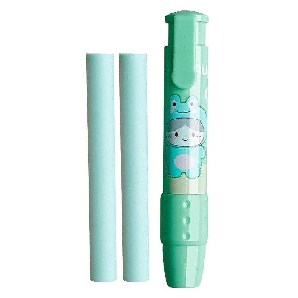 【台灣現貨】 橡皮擦 自動橡皮筆 伸缩橡皮筆 可愛咔巴熊 鉛筆橡皮 兒童適用 可爱少女心-細節圖9