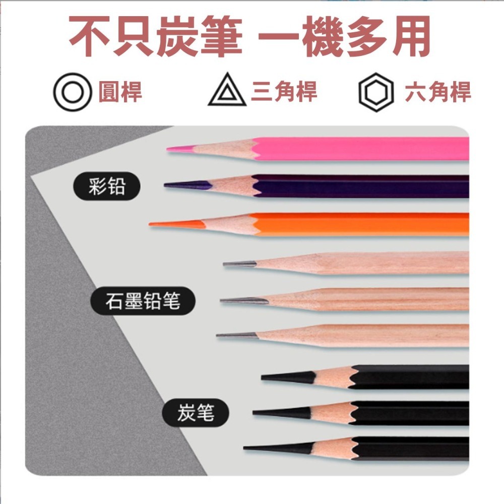 電動削鉛筆機 MS5301 美術全自動削筆機 細桿6-8mm 美術專用 削鉛筆機 A10 可削色鉛筆 素描鉛筆-細節圖5