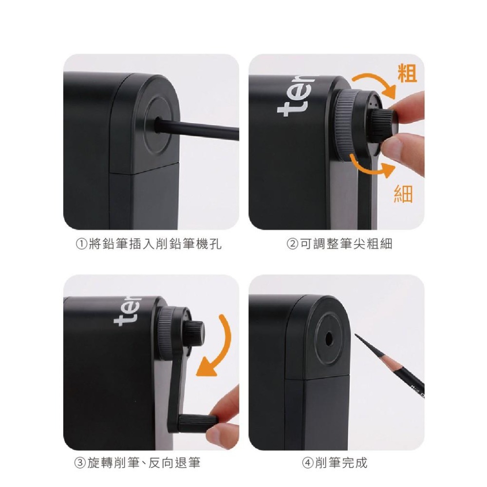 削鉛筆機用刀架 tenwin 8029 素描削鉛筆機刀架組(MS5063-1)-細節圖8