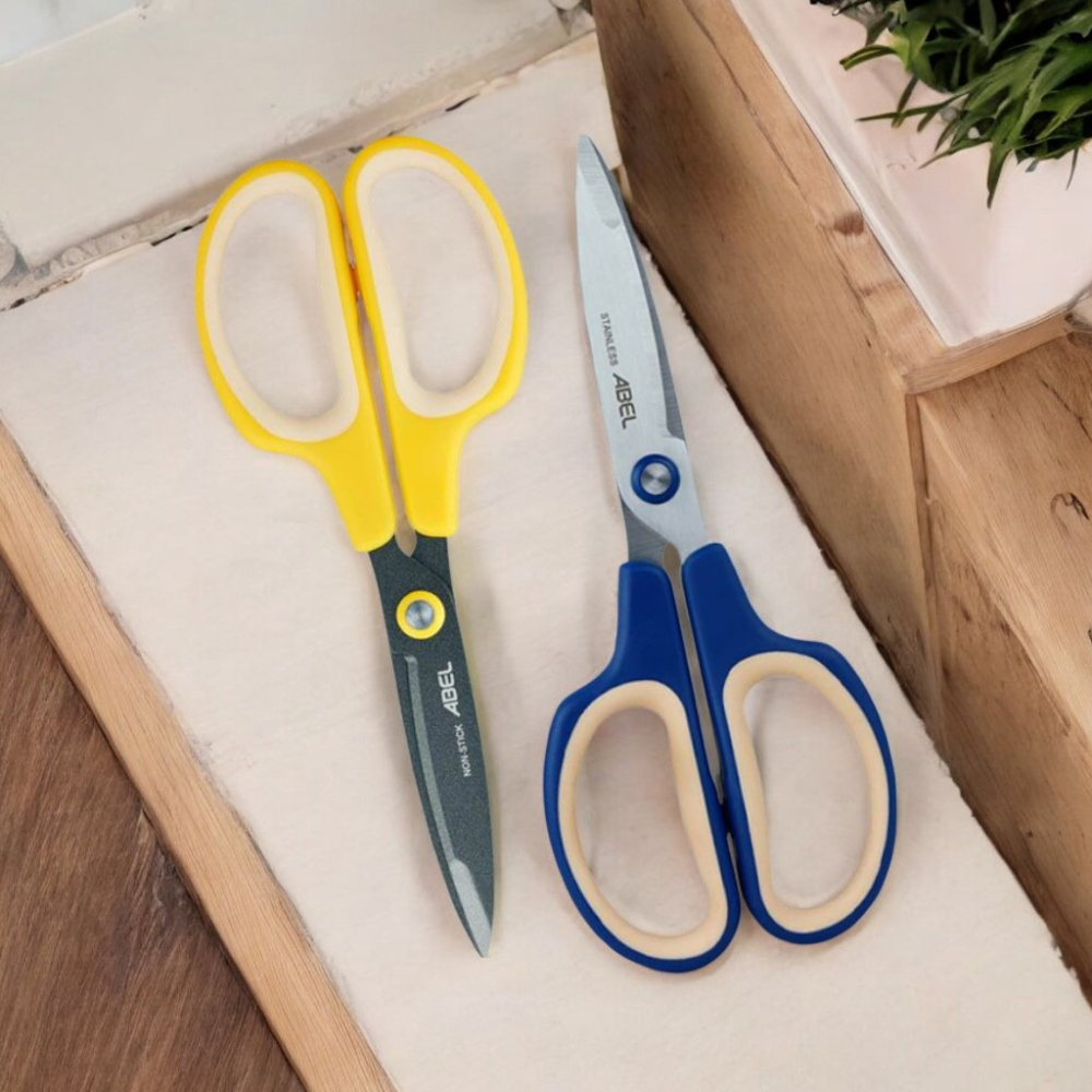 剪刀 事務剪刀 ABEL 砧鋒剪刀 不沾黏 鈦金屬 雙曲率 剪厚物輕鬆俐落 省力剪刀 文具用品 辦公文具-細節圖8