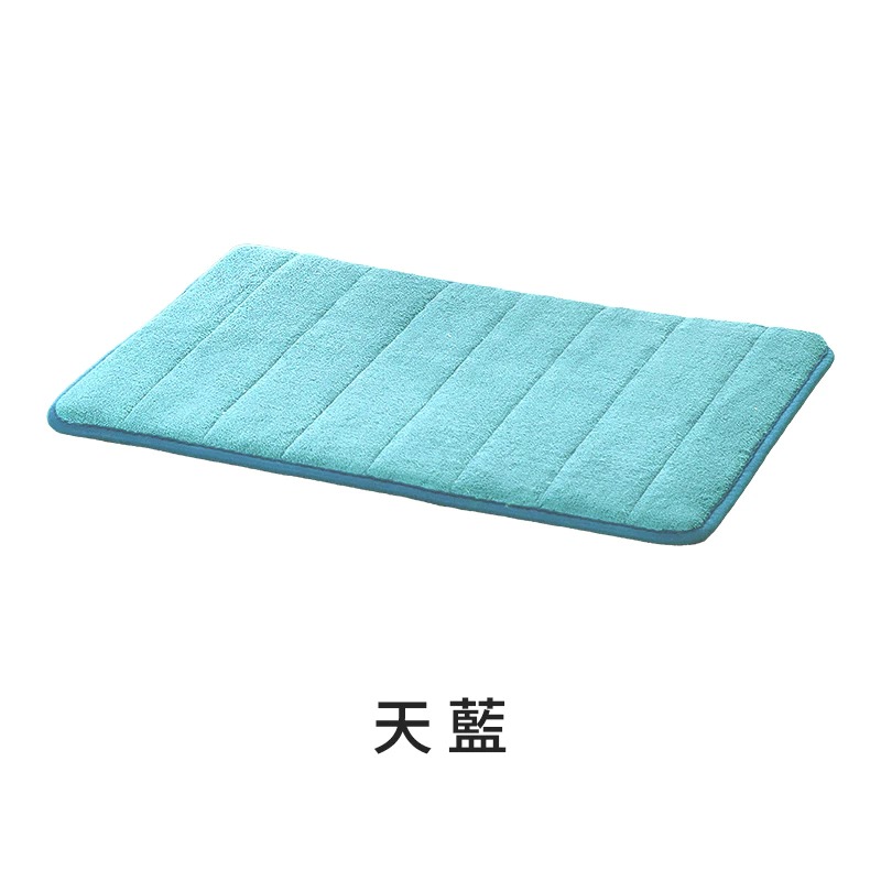 【現貨🔥加厚可機洗🔥】珊瑚絨地墊 記憶地墊 腳踏墊 防滑墊腳踏墊 浴室腳踏墊 吸水地墊 臥室地墊 記憶棉吸水地墊-規格圖10