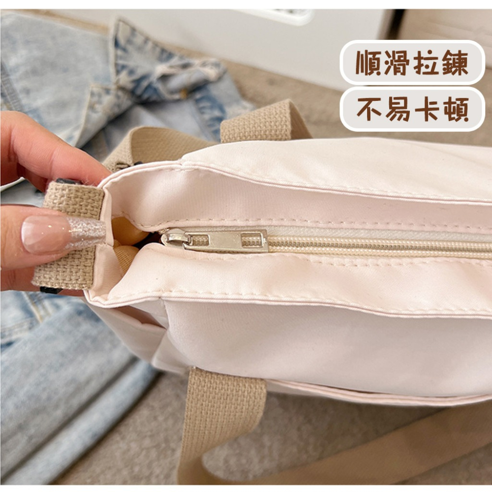 【台灣現貨🔥防水加厚🔥】 托特包 新款大容量托特包 手提袋 尼龍托特包 防潑水 側背包 斜挎包 女生斜背包 肩背包-細節圖4