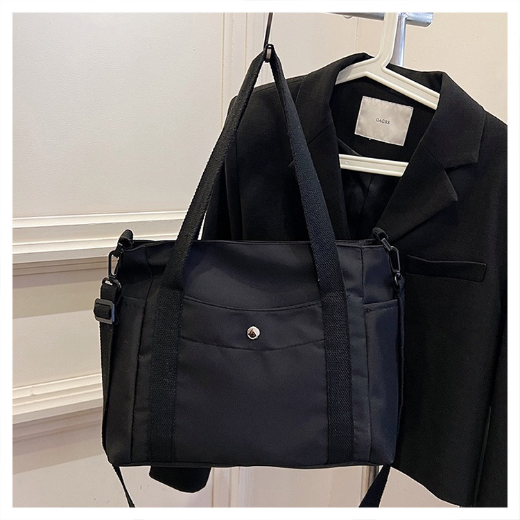 大容量托特包-黑色