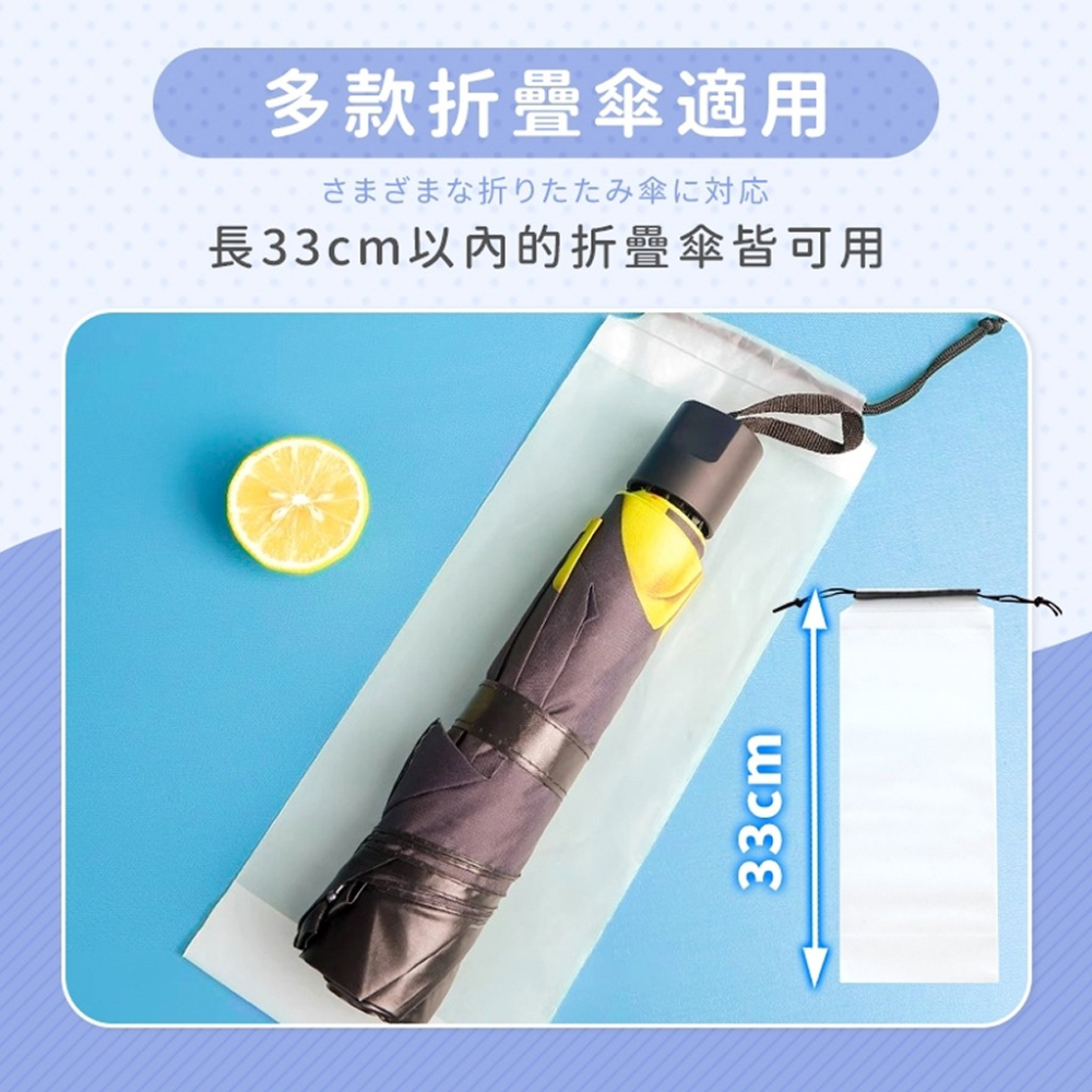 💥車用雨傘防水💥 雨傘收納袋 摺傘適用 透明收納袋 傘套 雨傘袋 束口可掛 PVC袋 車用雨傘防水袋 雨傘套 雨傘-細節圖5