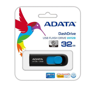 ADATA 威剛 32G 隨身碟 USB3.2 UV128 32G 伸縮設計 五年保固