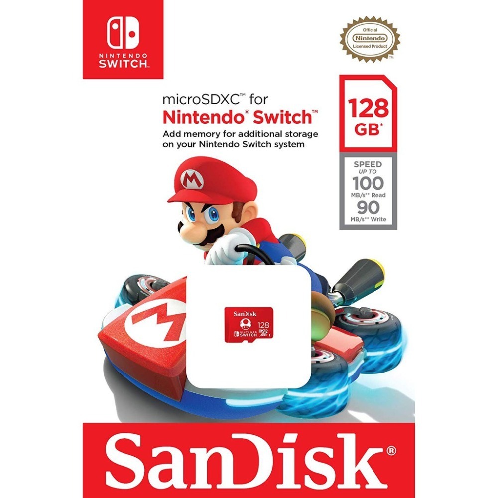 任天堂 512G 256G 128GB Nintendo Switch 專用 SanDisk microSDXC 記憶卡-細節圖4