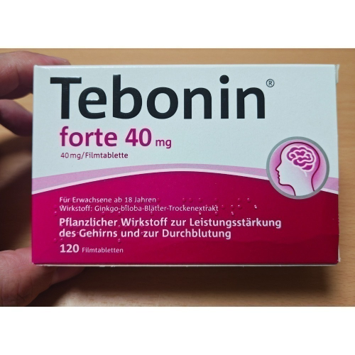 【現貨2029/5效期】德國銀杏 Tebonin 40mg 120顆