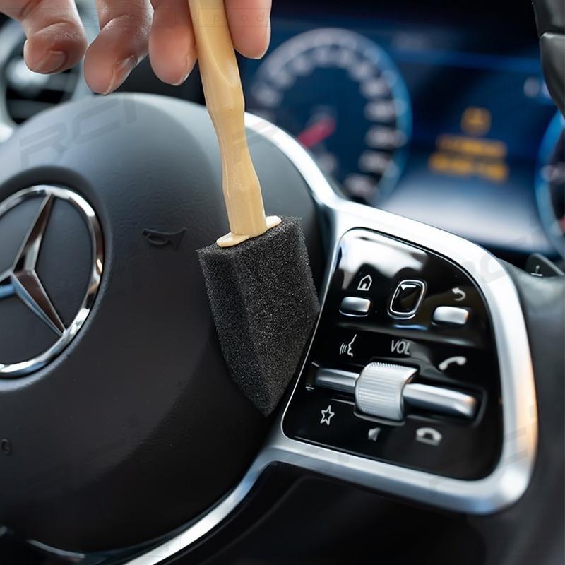 冷氣出風口 5支入 清潔刷 鍵盤清潔刷 汽車空調 出風口 清潔刷 汽車內裝 縫隙 細節刷 車用海綿刷子 洗車工具-細節圖8