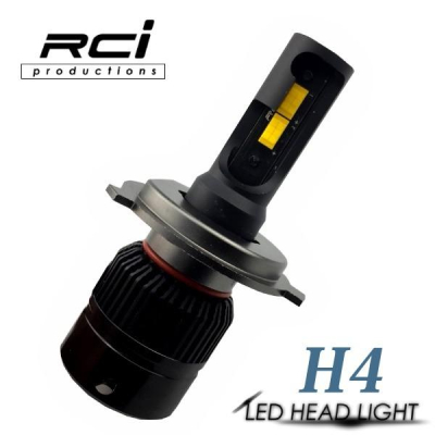 汽機車 LED大燈 三色可挑選 H4 LED燈泡 新型晶片 40W LED 遠近切換 一年保固