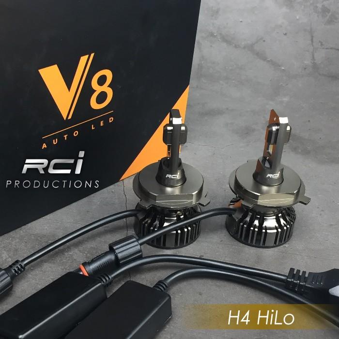 RCI 航空鋁材設計 H4 LED 大燈 遠近切換 50W 可調式底座設計 v8 高亮度-細節圖4