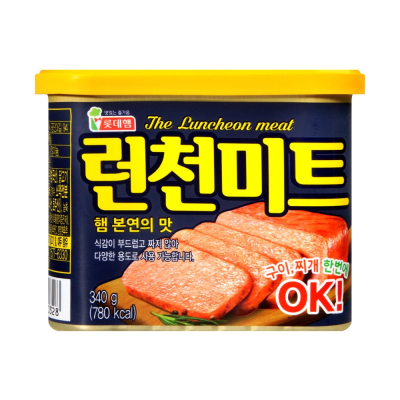 *貪吃熊* 韓國樂天 LOTTE 韓式火腿罐頭 午餐肉 韓式罐頭 韓國罐頭