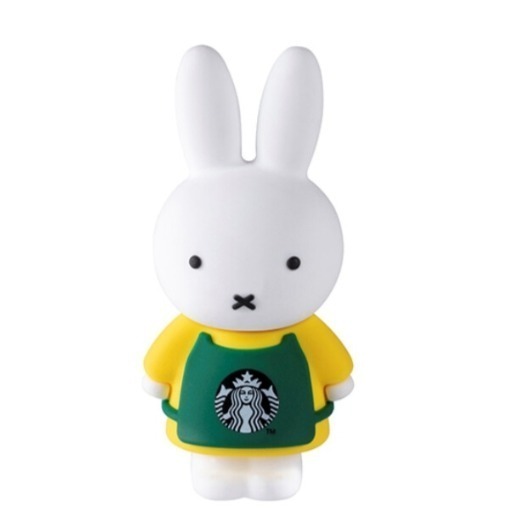 星巴克miffy綠圍裙杯緣子，星巴克miffy聯名，miff杯緣子綠圍裙，星巴克米菲兔杯緣子，星巴克米菲兔聯名商品-規格圖2