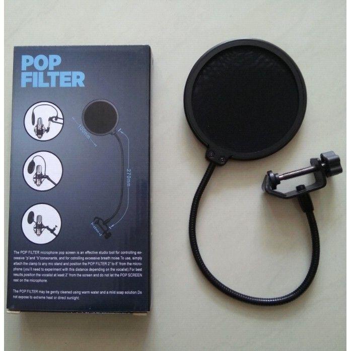 POP FILTER 防噴罩 錄音、直播、麥克風、podcast  防噴網 blue / 鐵三角 適用-細節圖4