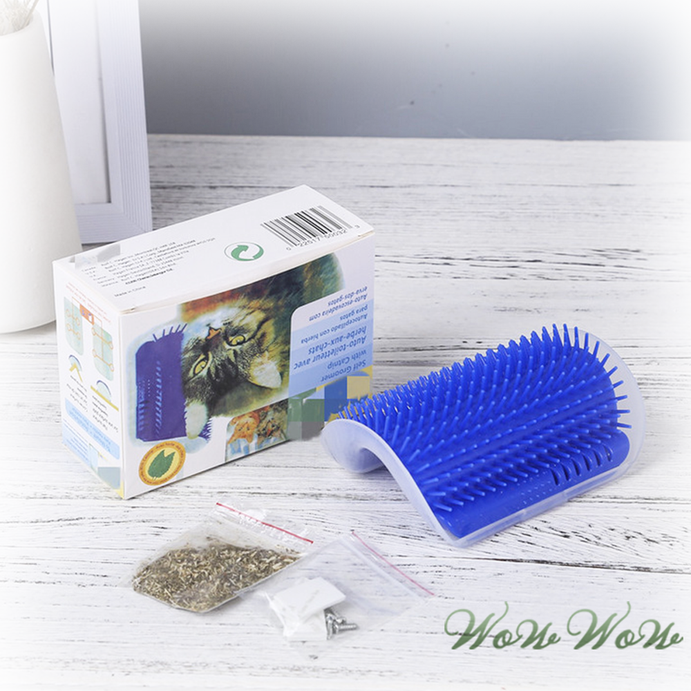 【毛皇上】❤寵物用品 貓牆腳蹭毛刷 貓咪蹭蹭刷 除毛梳 牆角梳 按摩梳 寵物梳-細節圖7