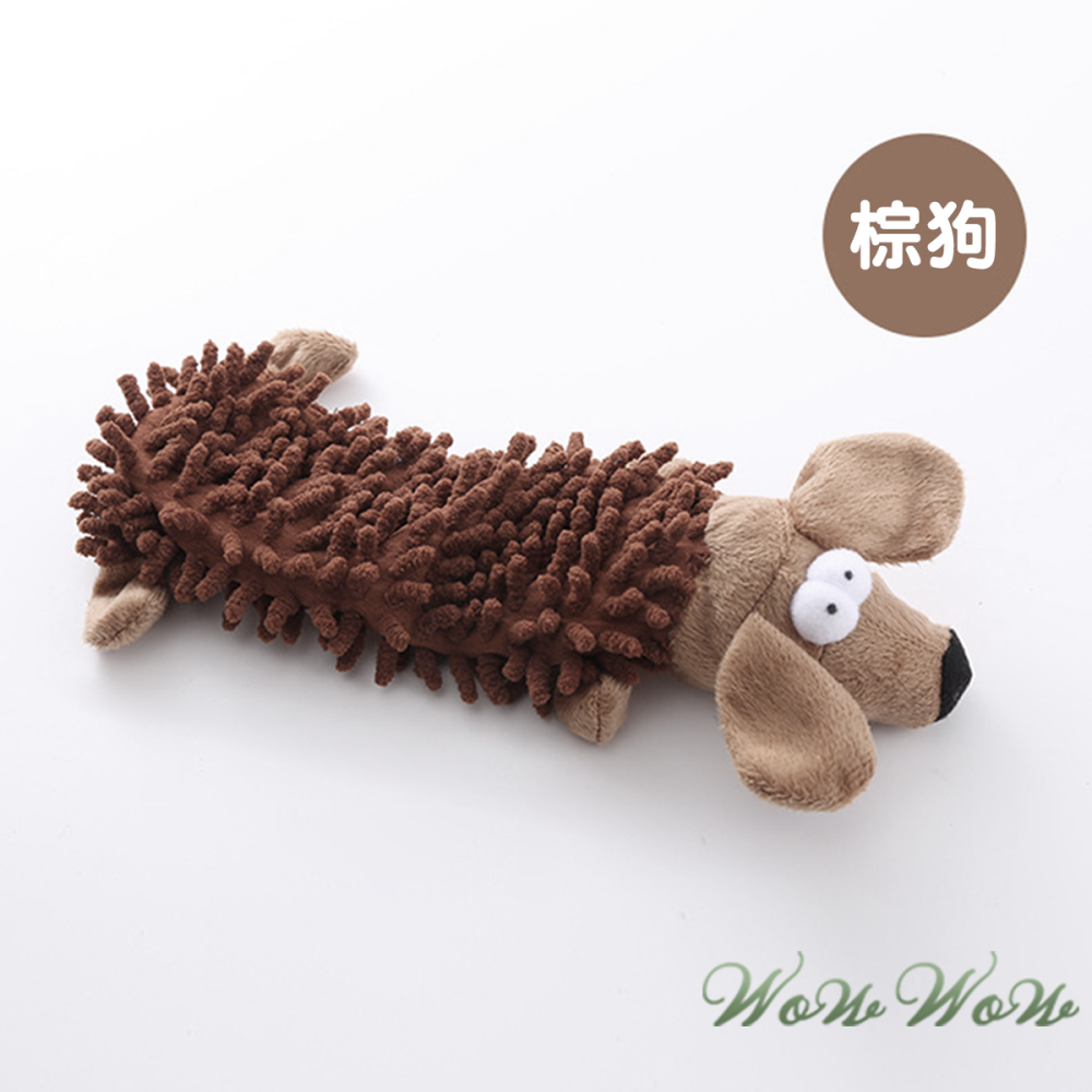 【台灣出貨】❤寵物玩具 拖把絨發聲玩具 氣囊/響紙 發聲玩具 耐咬玩具 紓壓玩具 解悶玩具 貓狗玩具【WOWWOW】-細節圖7