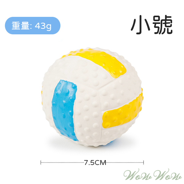 【台灣出貨】❤寵物發聲玩具 乳膠球型發聲玩具 發聲玩具球 會啾啾的玩具 啾啾聲 狗狗玩具【WOWWOW】-細節圖6