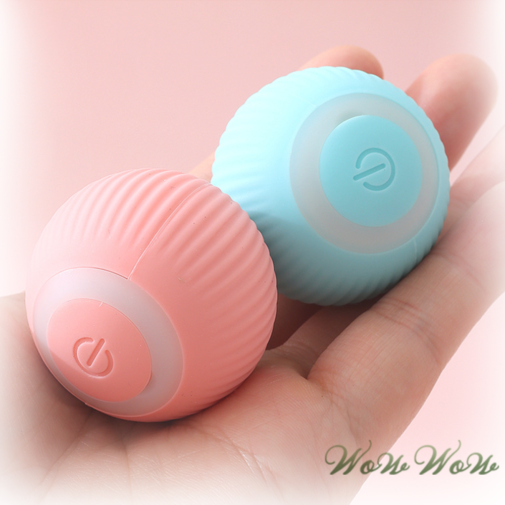 【台灣出貨】❤寵物玩具 電動逗貓球 智能滾滾球 自動逗貓球 逗貓玩具 貓玩具 安靜 寵物玩具球 【WOWWOW】-細節圖8