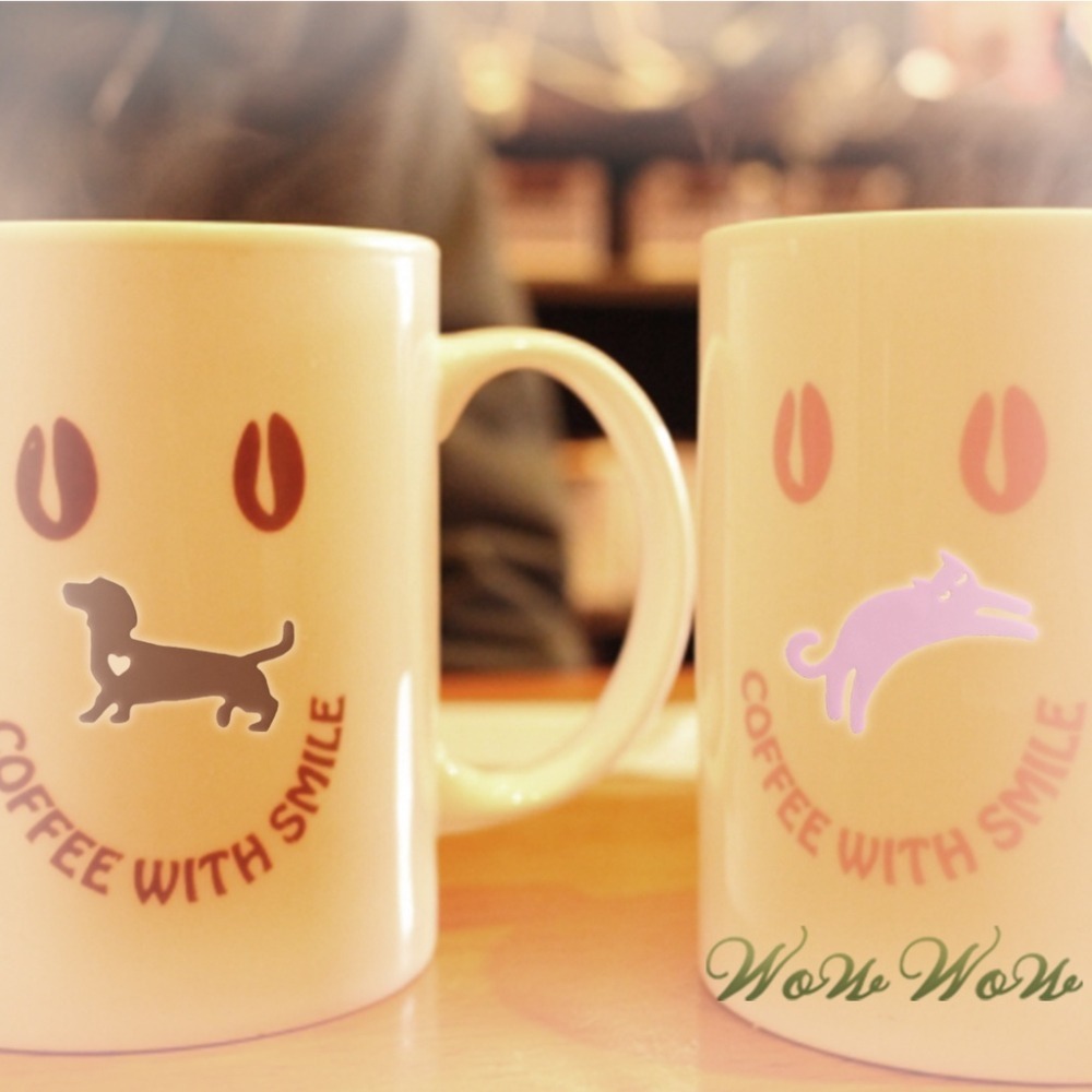 【台灣出貨】❤寵物周邊 酒杯標記貼6色 臘腸狗造型 小貓造型 隨意貼 酒杯貼 馬克杯貼 牆壁貼 玻璃貼【WOWWOW】-細節圖3