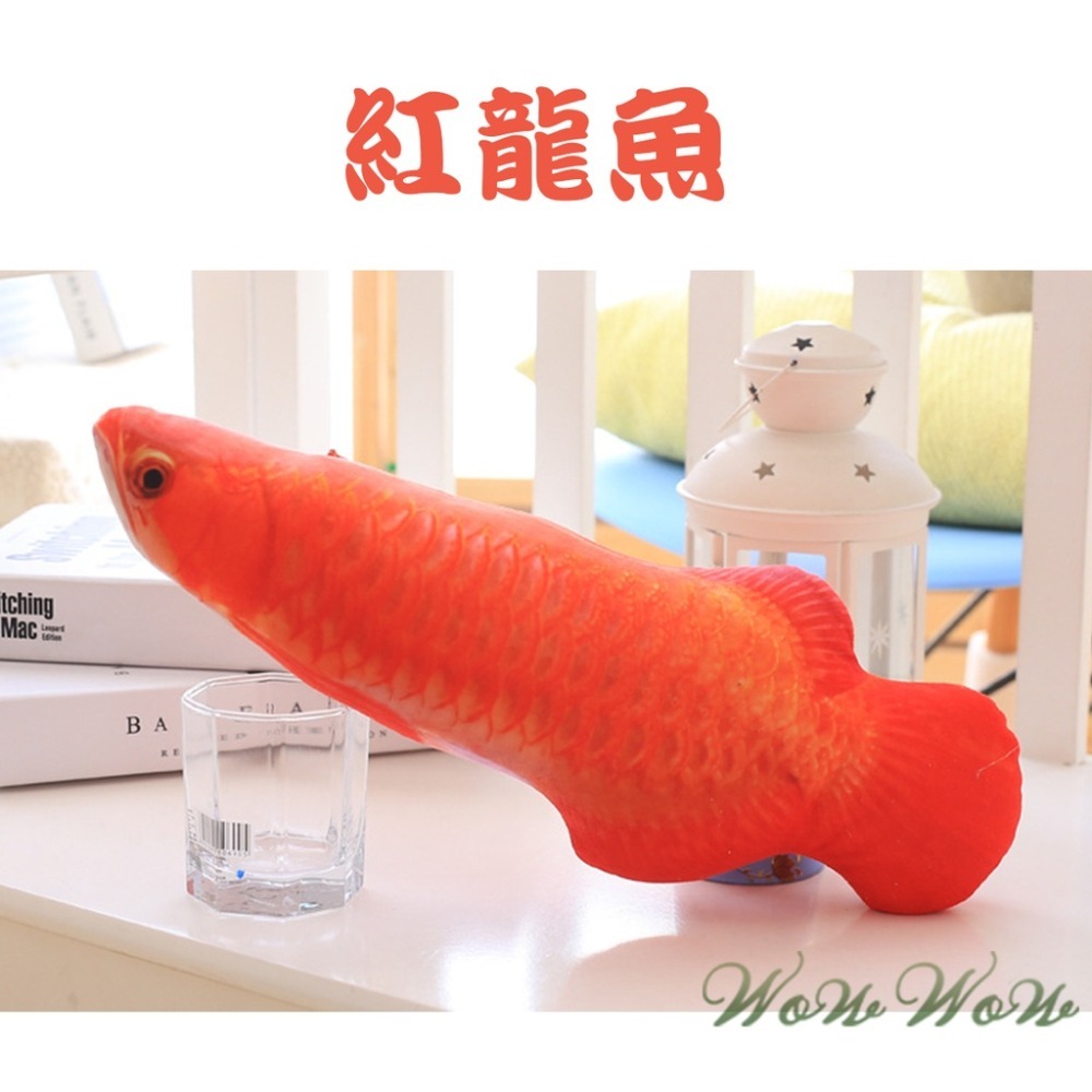 【台灣出貨】❤寵物玩具(30CM)仿真魚 貓玩具 拉鍊式含貓薄荷 貓抱枕 貓草魚 貓咪玩具 寵物玩具【WOWWOW】-細節圖9