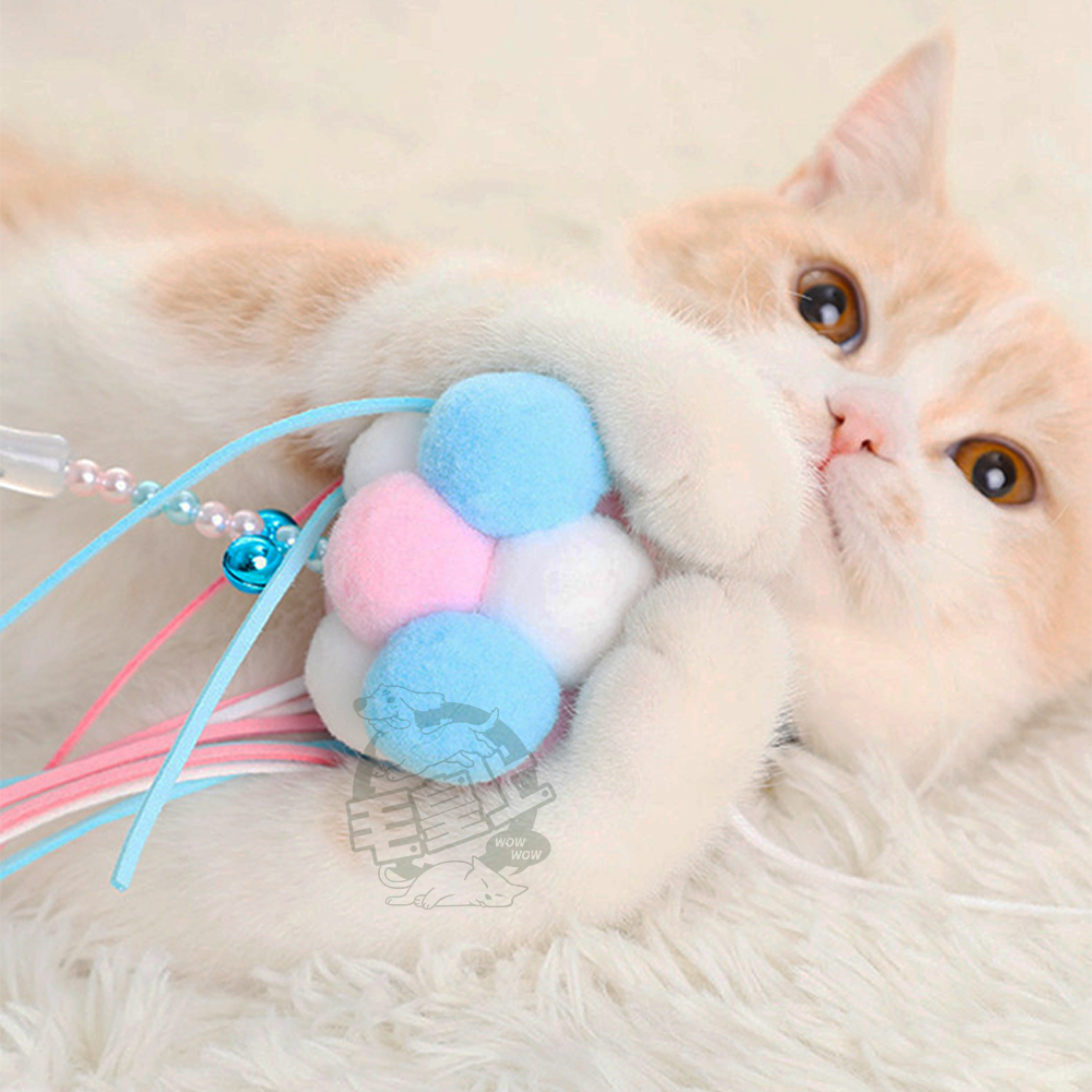 【毛皇上】仙女逗貓棒 流蘇逗貓棒 造型逗貓棒 貓玩具 逗貓棒 逗貓 貓咪玩具-細節圖5