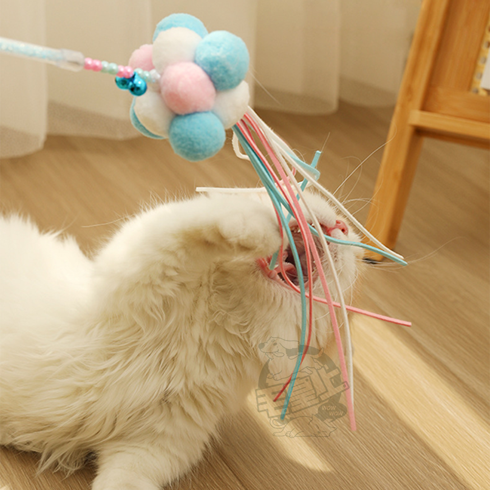 【毛皇上】仙女逗貓棒 流蘇逗貓棒 造型逗貓棒 貓玩具 逗貓棒 逗貓 貓咪玩具-細節圖7