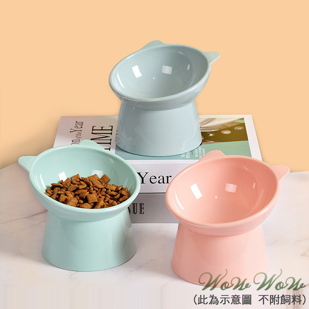 【毛皇上】❤寵物用品 貓型塑膠碗 象腿塑膠碗 2種款式 餵食碗 飼料碗 貓碗 狗碗 寵物碗 護頸碗【WOWWOW】-細節圖6