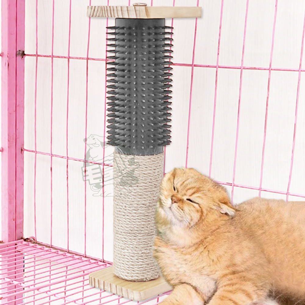 【毛皇上】寵物玩具 掛式劍麻貓抓柱 劍麻柱 掛籠貓抓柱 固定式貓抓柱 磨爪神器 貓籠專用-細節圖7