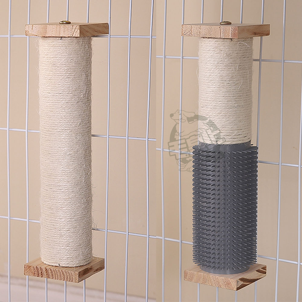 【毛皇上】寵物玩具 掛式劍麻貓抓柱 劍麻柱 掛籠貓抓柱 固定式貓抓柱 磨爪神器 貓籠專用-細節圖8