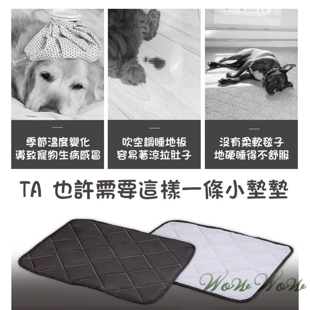 【台灣出貨開發票】❤寵物用品 牛津布寵物防水墊  防水防尿墊 寵物睡墊 貓狗睡墊 寵物墊 寵物睡墊【WOWWOW】-細節圖2