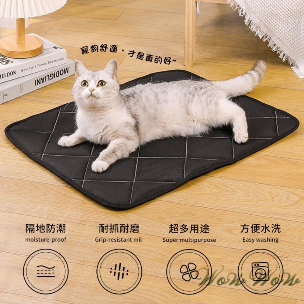 【台灣出貨開發票】❤寵物用品 牛津布寵物防水墊  防水防尿墊 寵物睡墊 貓狗睡墊 寵物墊 寵物睡墊【WOWWOW】-細節圖3