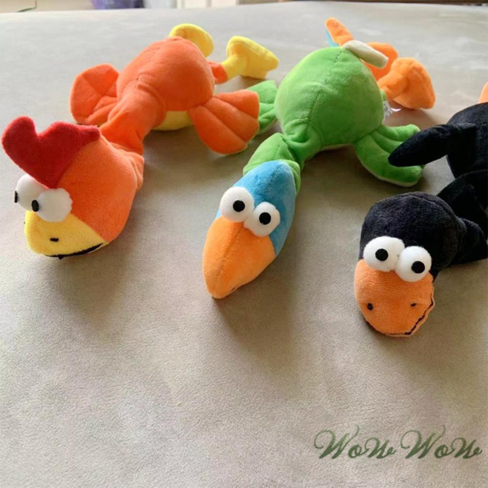 【台灣出貨開發票】❤寵物玩具 怪鳥毛絨發聲玩具 長脖怪G玩具 毛絨玩具 發聲玩具 啃咬玩具 狗狗玩具【WOWWOW】-細節圖6