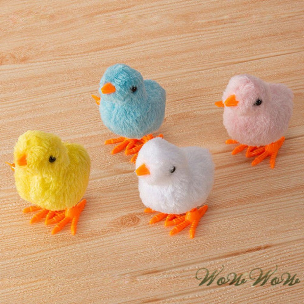 【台灣出貨開發票】❤寵物玩具 發條跳跳小雞 仿真小雞 上鏈會跑 跳跳小雞 毛絨玩具 發條玩具 貓咪玩具【WOWWOW】-細節圖6
