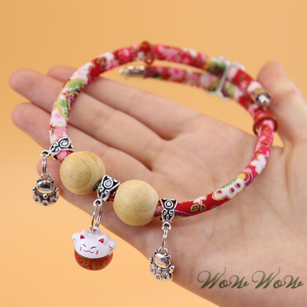 【台灣出貨開發票】❤寵物用品 天然樟木驅蟲項圈  香樟木珠 驅蟲項圈 日式和風 中小型貓狗項圈 寵物項圈【WOWWOW】-細節圖7