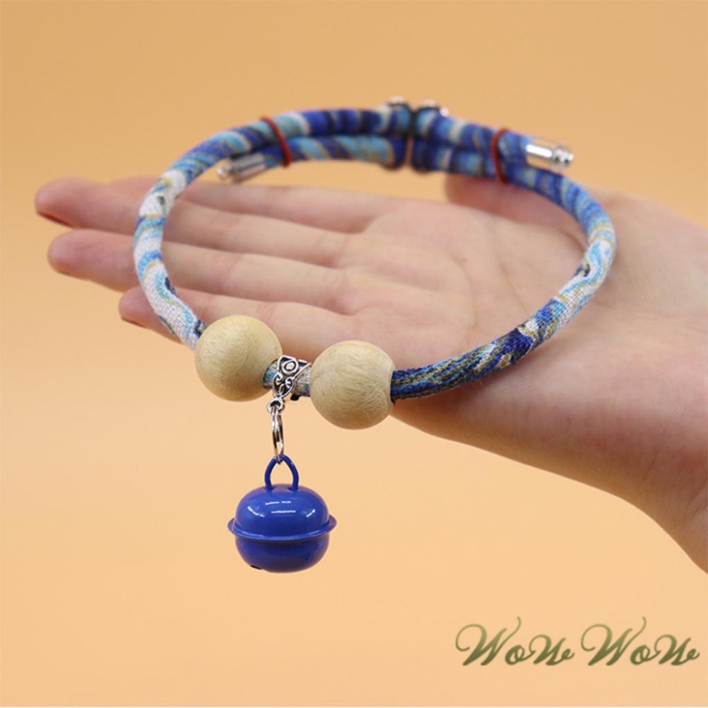 【台灣出貨開發票】❤寵物用品 天然樟木驅蟲項圈  香樟木珠 驅蟲項圈 日式和風 中小型貓狗項圈 寵物項圈【WOWWOW】-細節圖9