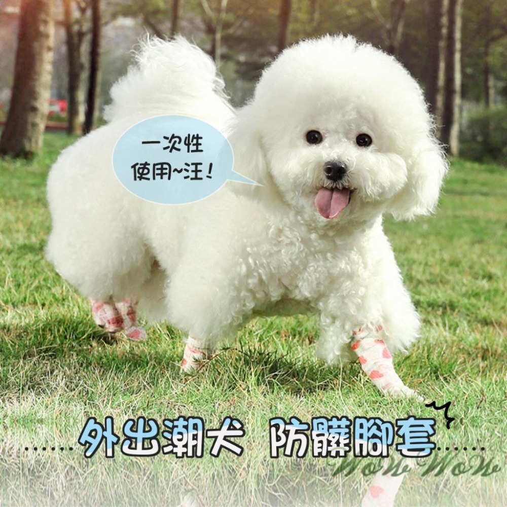 【毛皇上】❤寵物用品 寵物繃帶 彈力自黏 無紡布 寵物包紮 運動繃帶 貓狗腳套 寵物彈力繃帶【WOWWOW】-細節圖3