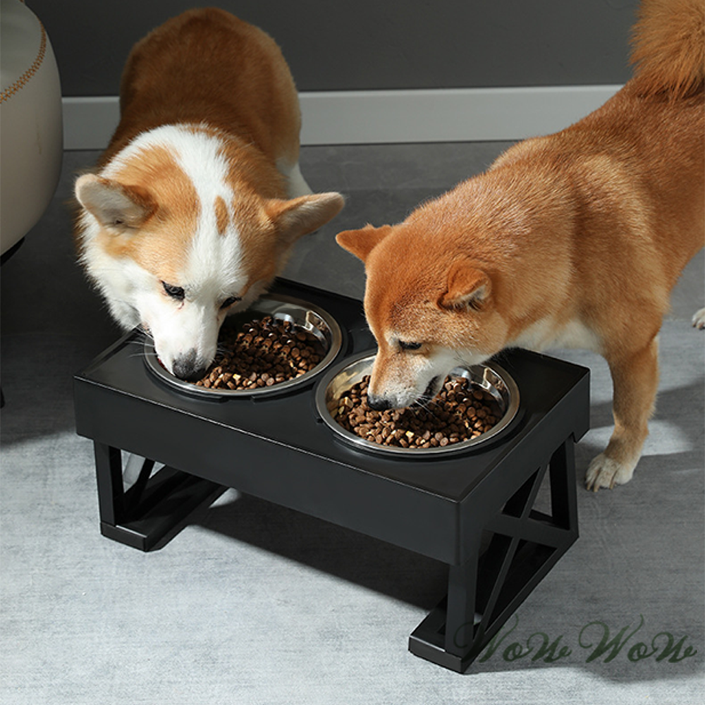 【挑戰最低價】❤寵物用品 可調節寵物碗架 不鏽鋼碗 調節碗 升降碗 餵食碗 飼料碗 貓碗 狗碗 護頸碗【WOWWOW】-細節圖5