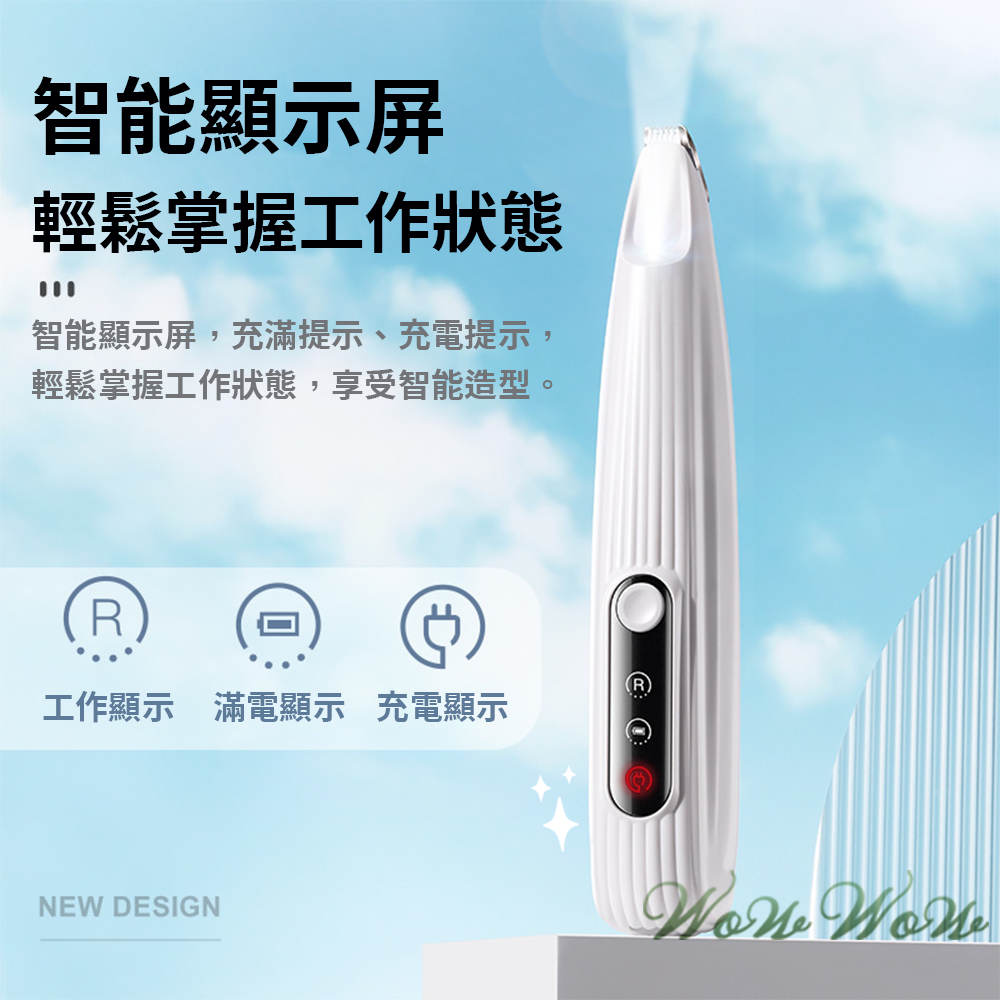 【台灣出貨】❤寵物用品 LED寵物剃毛器 充電帶燈款 USB充電線 電動剃毛器 剃貓狗腳毛【WOWWOW】-細節圖6