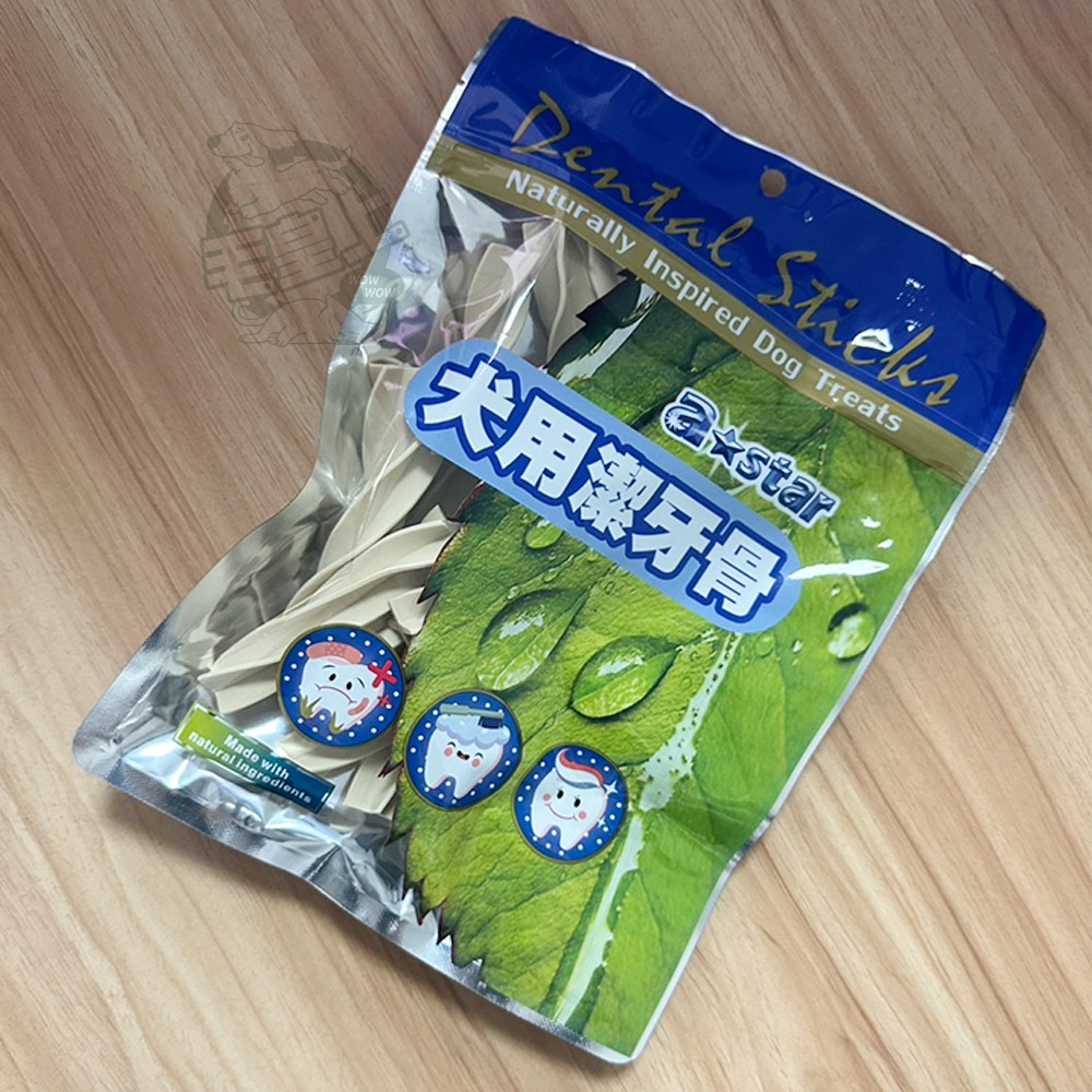 【台灣出貨】❤寵物零食 Astar潔牙骨 四星螺旋潔牙棒 100g包裝 潔牙骨 潔牙棒 犬用潔牙 狗零食【WOWWOW】-細節圖4