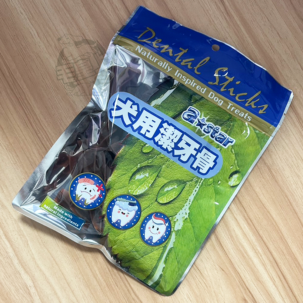 【台灣出貨】❤寵物零食 Astar潔牙骨 四星螺旋潔牙棒 100g包裝 潔牙骨 潔牙棒 犬用潔牙 狗零食【WOWWOW】-細節圖5