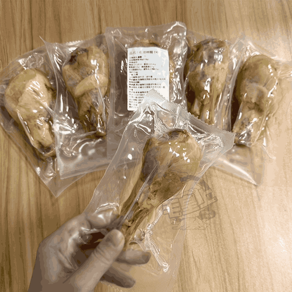 【台灣出貨】❤寵物零食 寵物鮮食 化骨棒雞腿 80g包裝 化骨棒腿 雞腿 開封即食 貓狗鮮食【WOWWOW】-細節圖4
