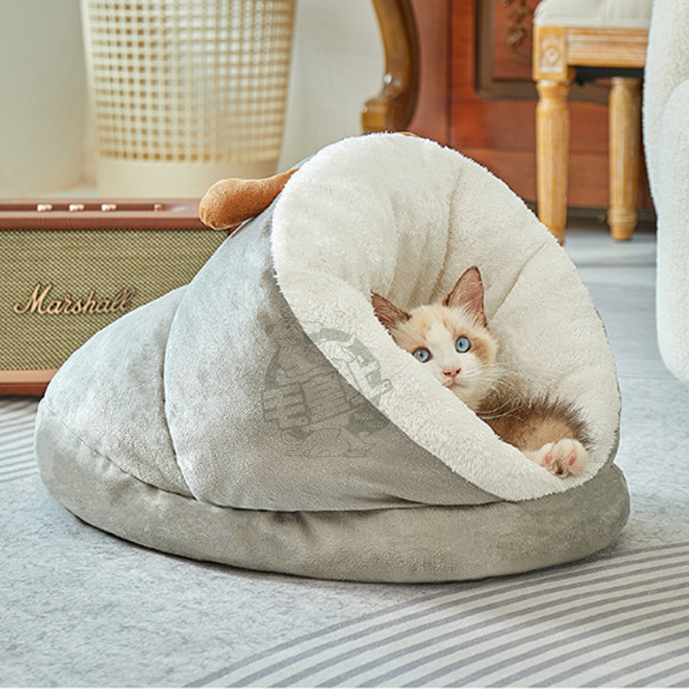 【毛皇上】❤寵物用品 拖鞋寵物睡窩 雪鞋窩 拖鞋窩 寵物窩 保暖窩 加厚窩 寵物睡窩 貓窩狗窩【WOWWOW】-細節圖6