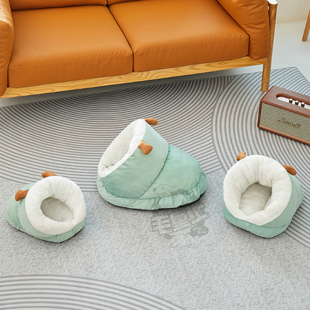 【毛皇上】❤寵物用品 拖鞋寵物睡窩 雪鞋窩 拖鞋窩 寵物窩 保暖窩 加厚窩 寵物睡窩 貓窩狗窩【WOWWOW】-細節圖8