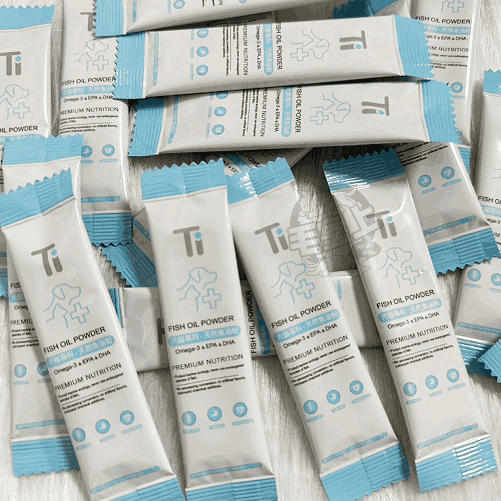 【單條販售】❤寵物魚油粉 Ti犬貓專科魚油粉 2g/單條 天然魚油粉 貓狗皆適用 台灣製造【WOWWOW】-細節圖5