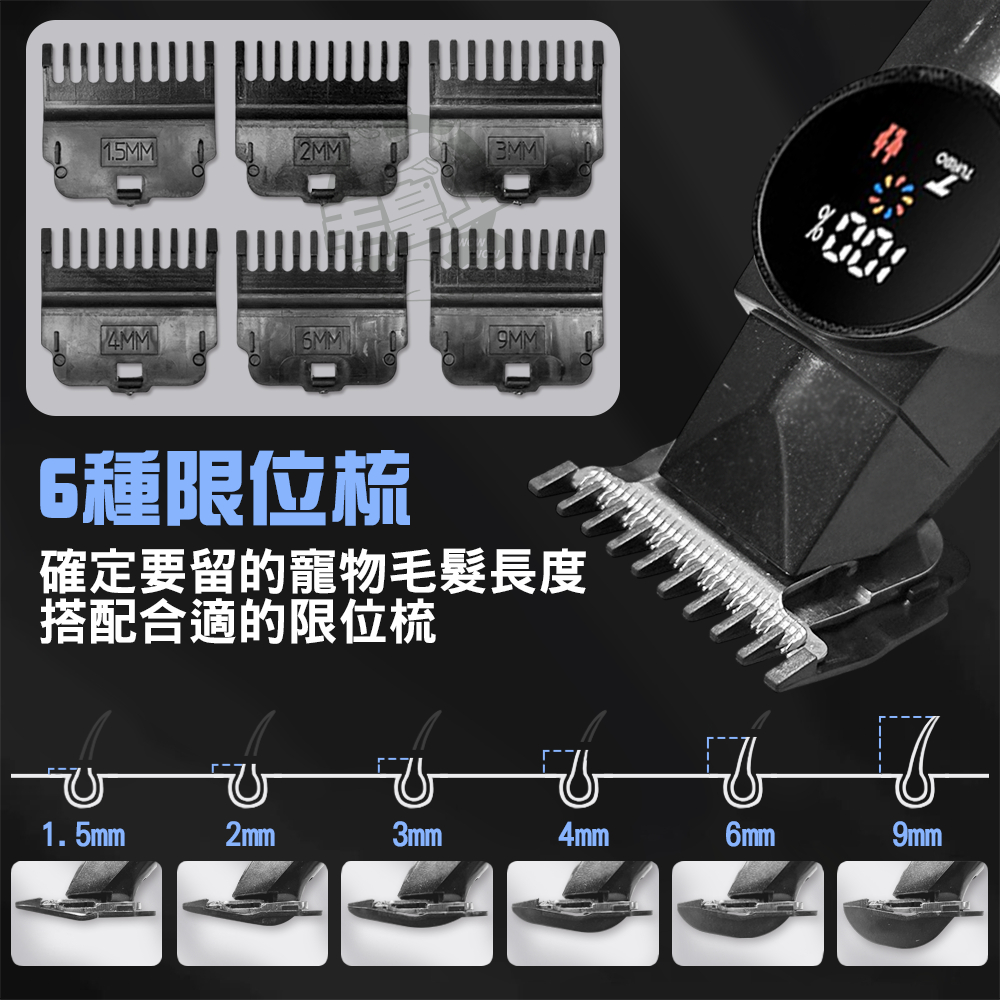 【毛皇上】❤電推剪 剃毛電推剪 充電款  電動剃毛器  寵物剃毛器-細節圖5