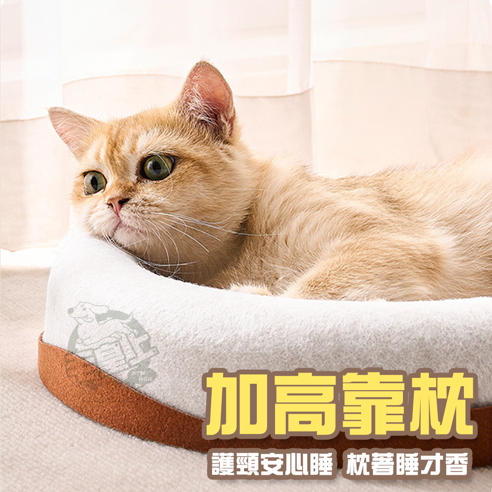 【毛皇上】❤貓抓窩 毛氈貓抓窩 毛氈窩 一體成形 加大舒適 貓抓板-細節圖5