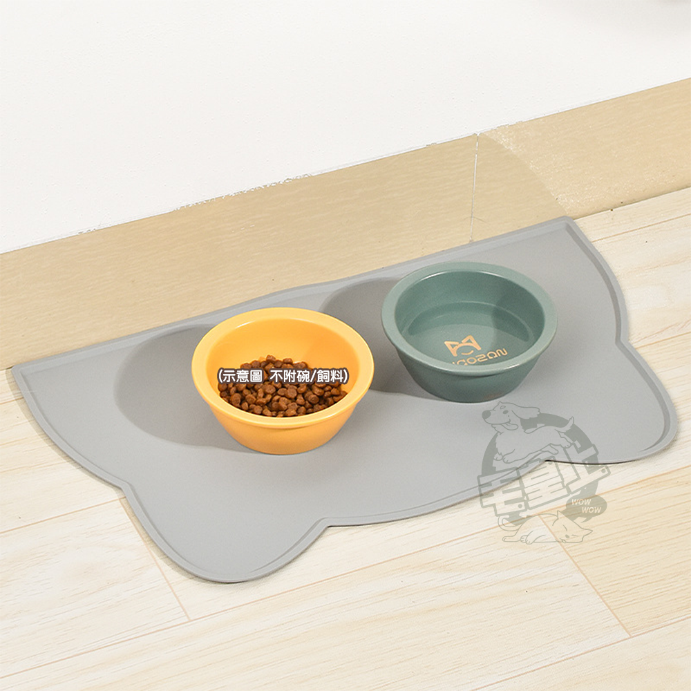【毛皇上】寵物餐墊 矽膠餐墊 軟墊 餐桌墊 防水 防滑 防溢出 寵物碗防滑墊-細節圖7