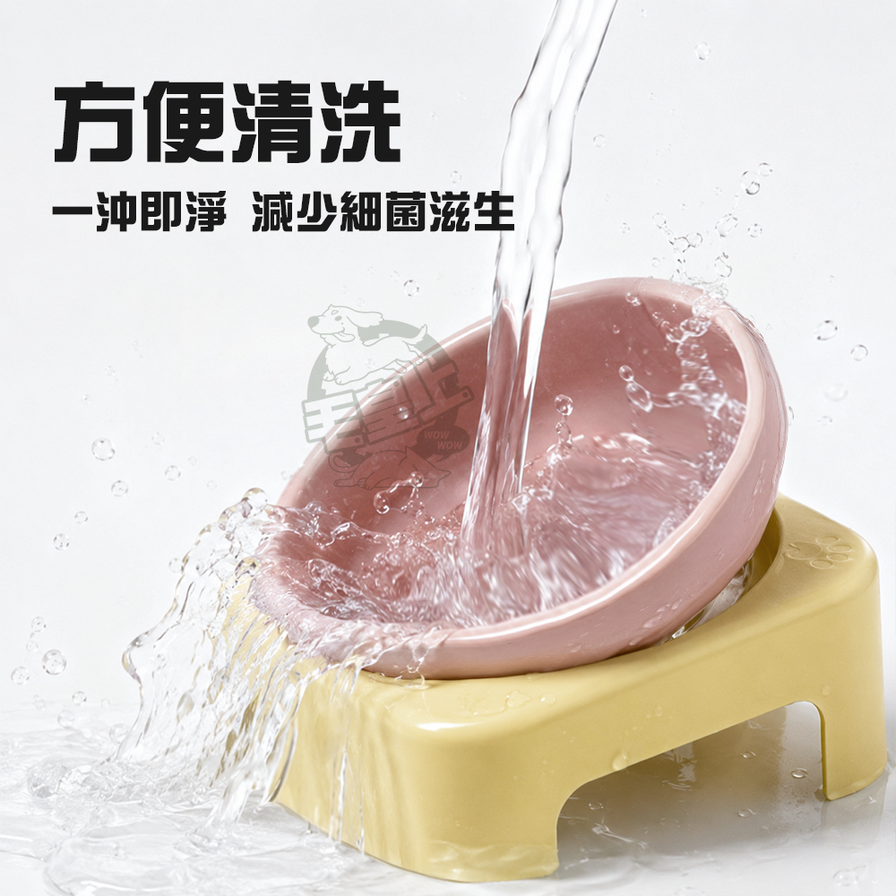 【毛皇上】莫蘭迪護頸陶瓷碗 陶瓷碗 加高碗 莫蘭迪配色 餵食碗 飼料碗 寵物碗-細節圖7