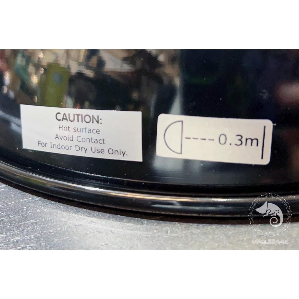 蛋叔叔-REPTIZOO鋁燈罩-10吋/擴散型/半室外/UVB/大燈罩/燈具/加熱燈/加溫燈/擴散桶/紫外線-細節圖5