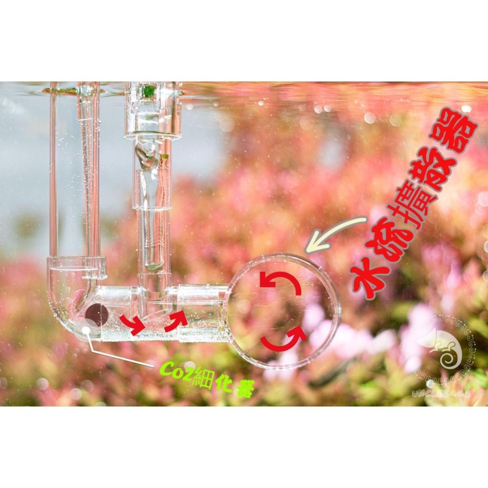 蛋叔叔-NEO MIXER細化器出水口/壓克力/出水管/Co2/水草缸/二氧化碳/配管/進出水管/圓桶/外置過濾器-細節圖3